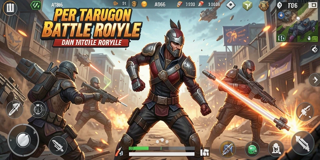 Tampilan gameplay seru dan mendebarkan di AT866!