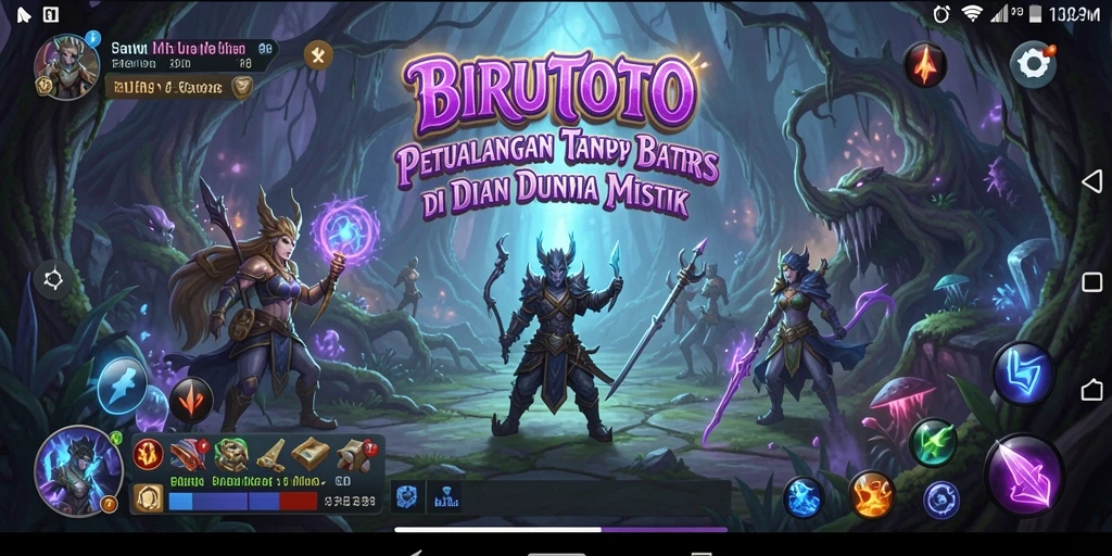 Tampilan gameplay menakjubkan dari BIRUTOTO yang penuh dengan petualangan.