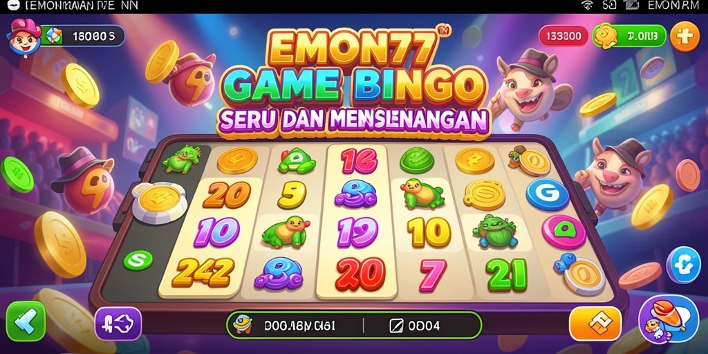 Screenshot gameplay EMON77 menampilkan pengalaman Bingo yang menarik.