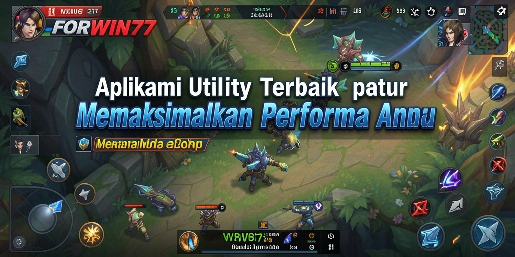 Screenshot utama FORWIN77 menampilkan fitur pembersihan yang efektif.