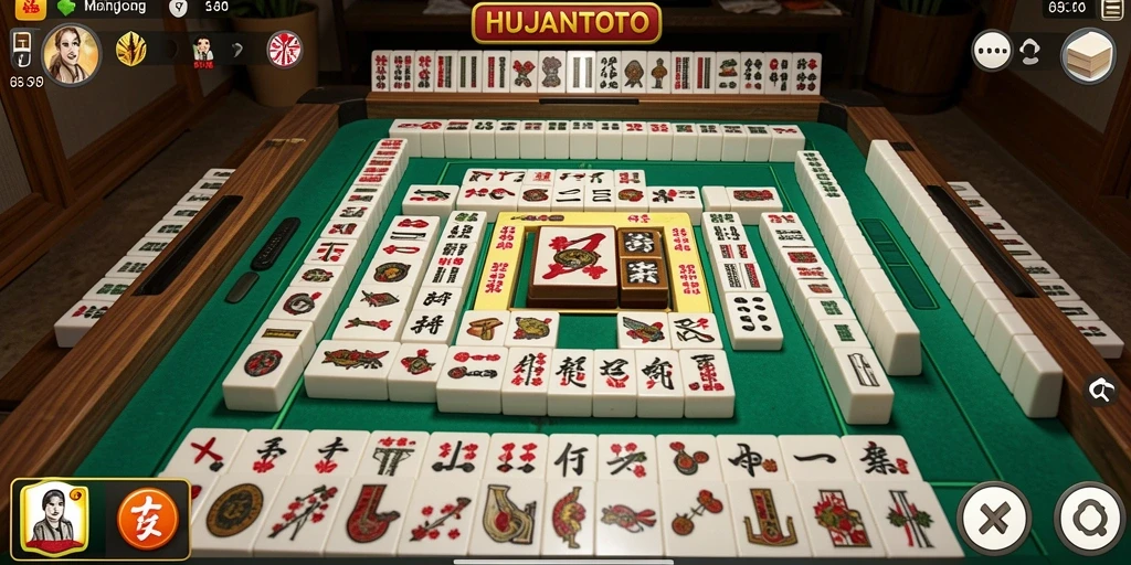 Gameplay seru dengan desain ubin Mahjong yang menarik.
