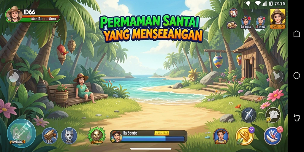 Screenshot gameplay ID66 yang menunjukkan keseruan bermain Casual.