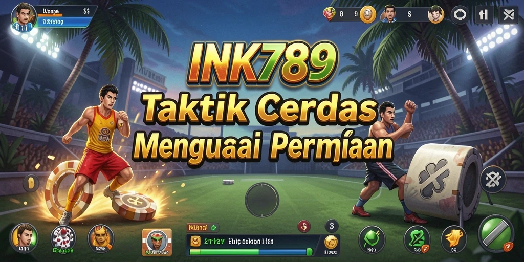 Screenshot gameplay INK789 menampilkan pertempuran strategi yang intens.