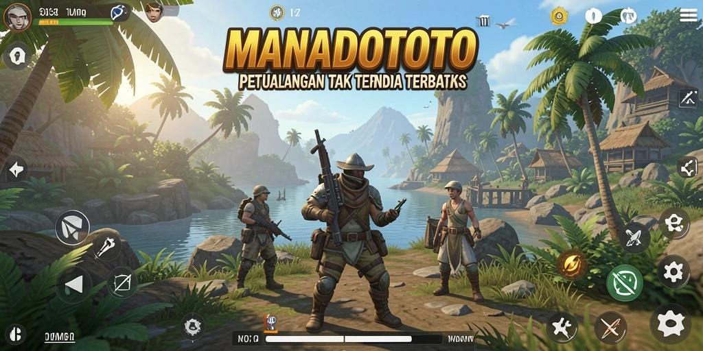 Screenshot gameplay memberikan tampilan menarik dari dunia terbuka MANADOTOTO.