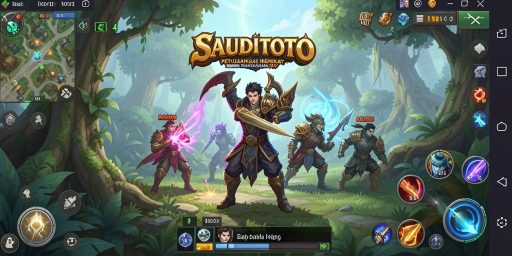 Tampilan menakjubkan dari permainan RPG SAUDITOTO.