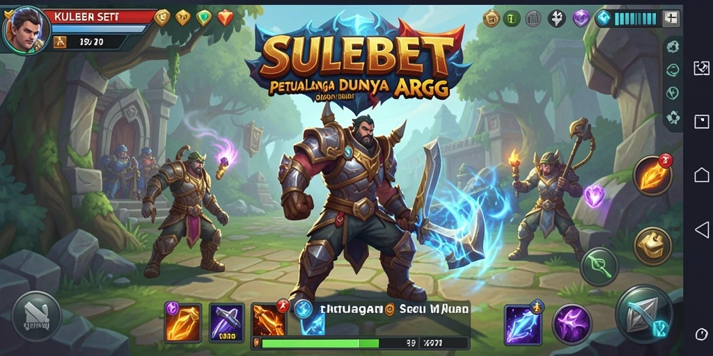 Screenshot SULEBET menunjukkan aksi pertarungan seru dalam dunia ARPG.